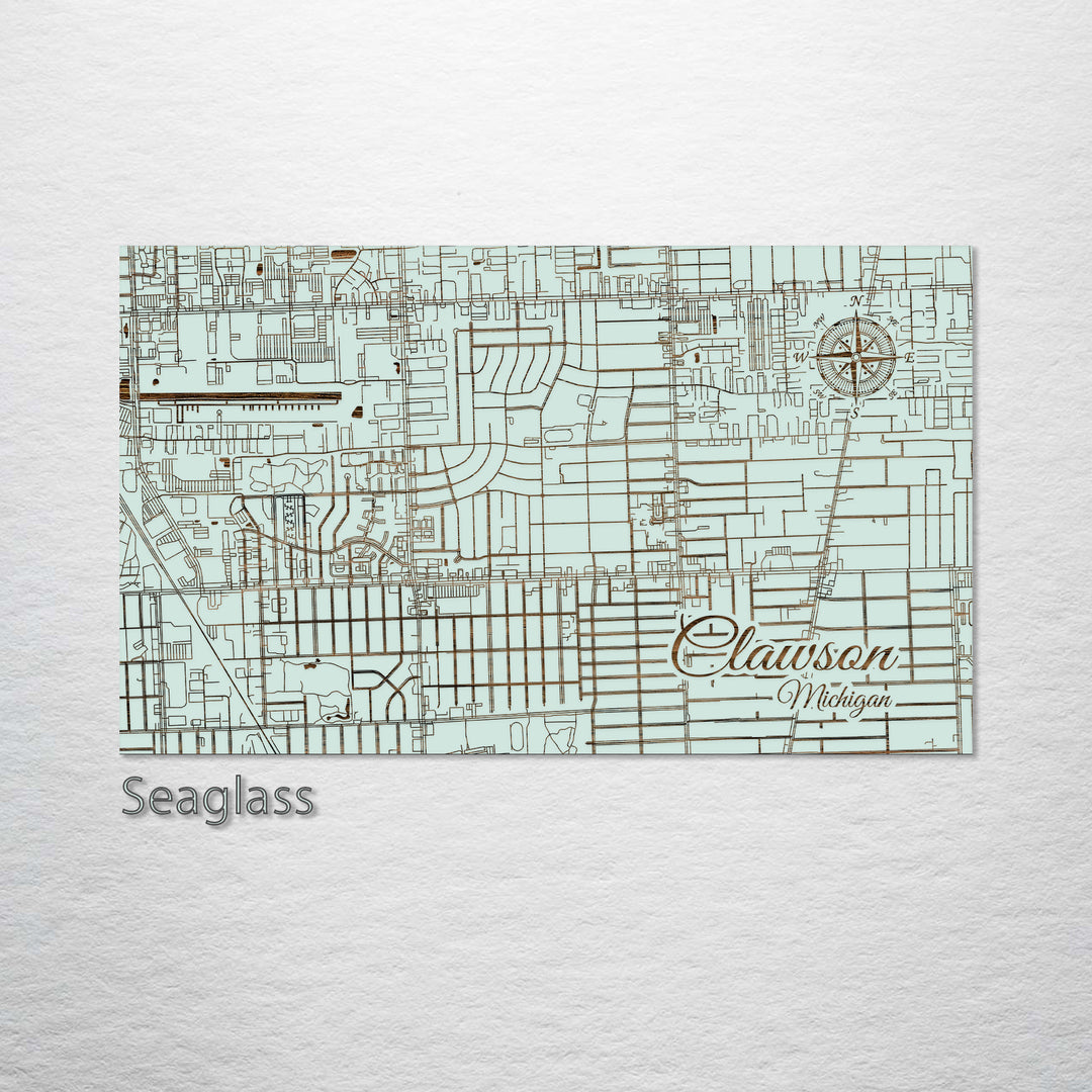 Clawson, Michigan Street Map