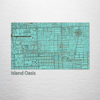 Clawson, Michigan Street Map
