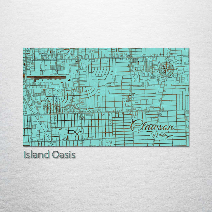 Clawson, Michigan Street Map