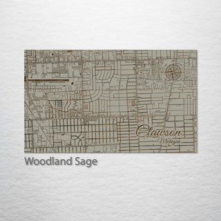 Clawson, Michigan Street Map
