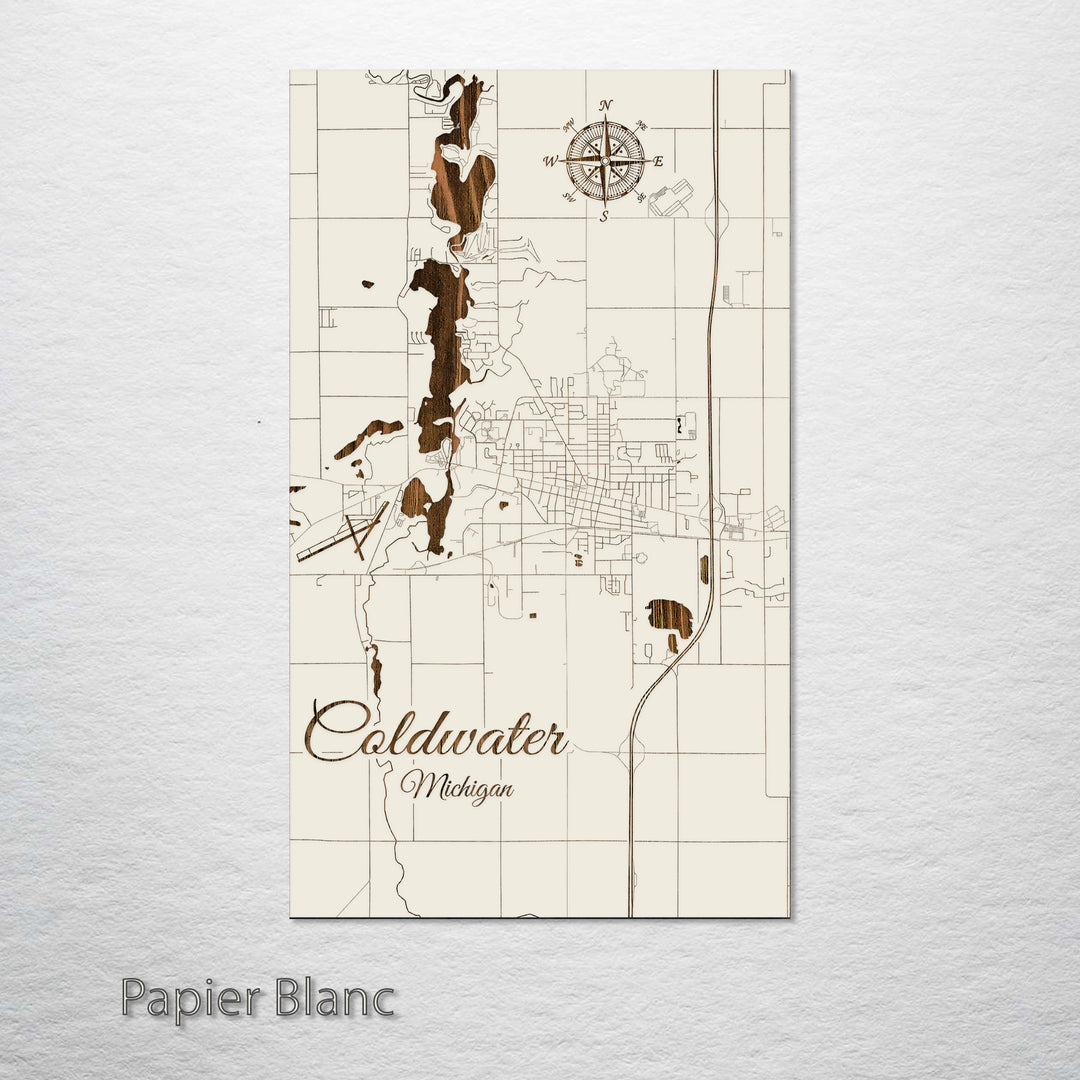 Coldwater, Michigan Street Map