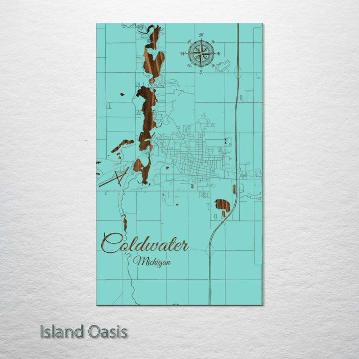 Coldwater, Michigan Street Map