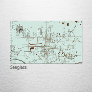 Davison, Michigan Street Map