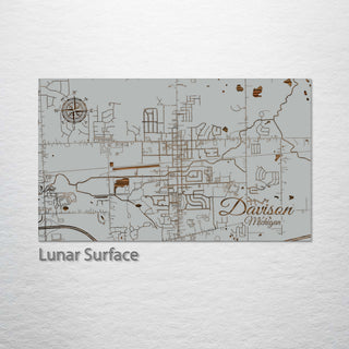 Davison, Michigan Street Map