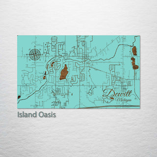 DeWitt, Michigan Street Map