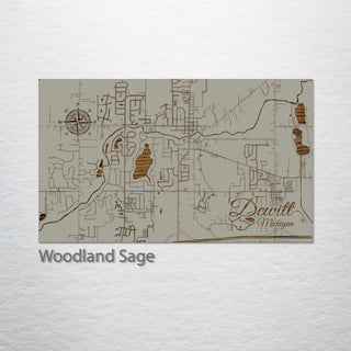 DeWitt, Michigan Street Map