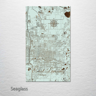 East Lansing, Michigan Street Map