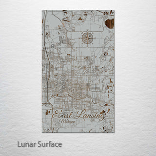 East Lansing, Michigan Street Map