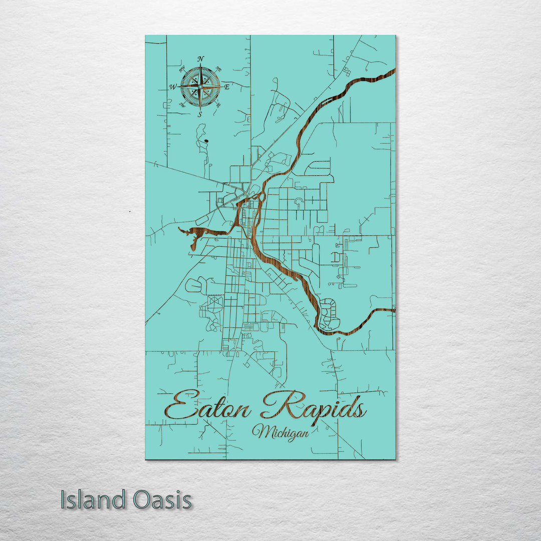 Eaton Rapids, Michigan Street Map
