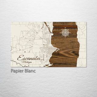 Escanaba, Michigan Street Map