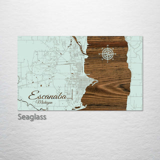 Escanaba, Michigan Street Map