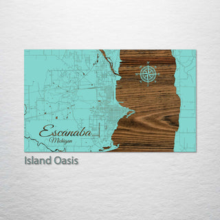 Escanaba, Michigan Street Map