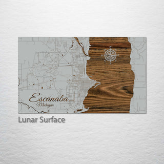 Escanaba, Michigan Street Map