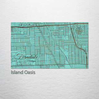 Ferndale, Michigan Street Map