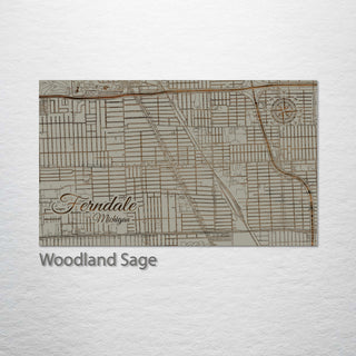 Ferndale, Michigan Street Map