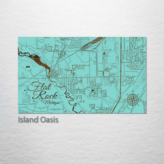 Flat Rock, Michigan Street Map
