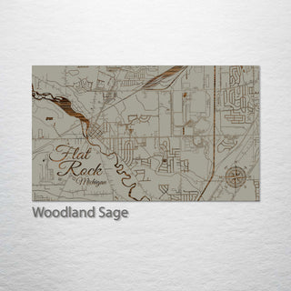 Flat Rock, Michigan Street Map