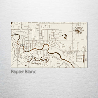 Flushing, Michigan Street Map