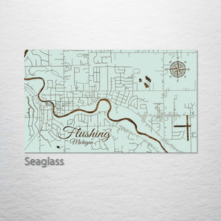 Flushing, Michigan Street Map