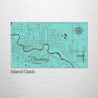 Flushing, Michigan Street Map