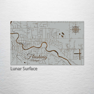 Flushing, Michigan Street Map