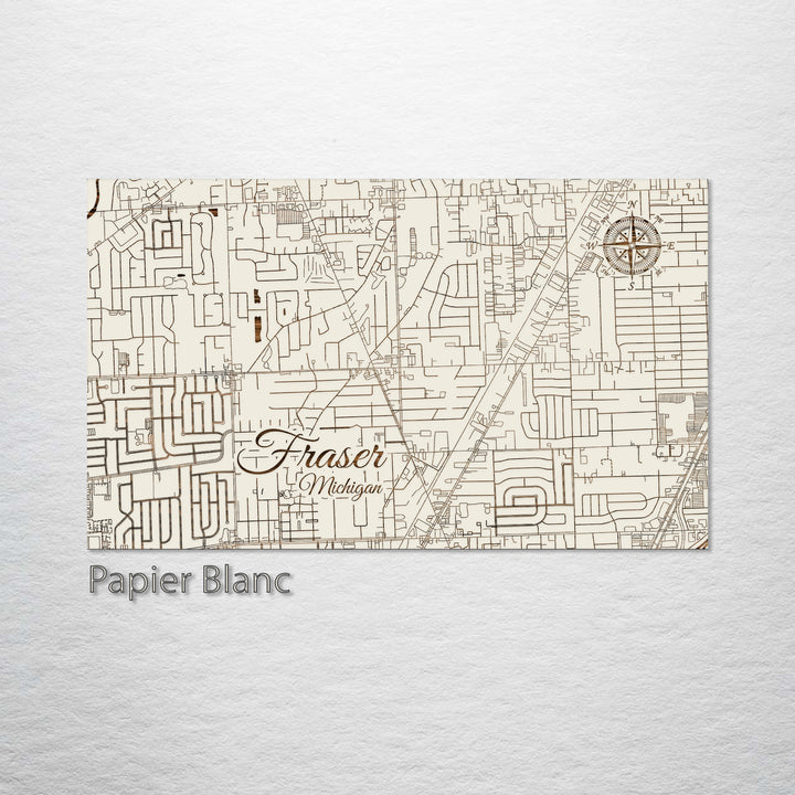 Fraser, Michigan Street Map