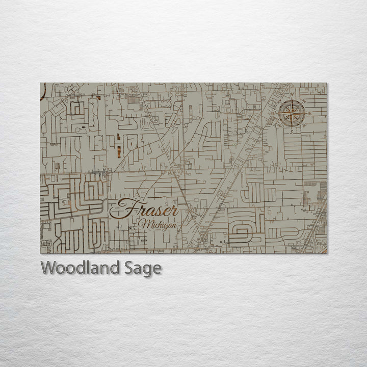 Fraser, Michigan Street Map