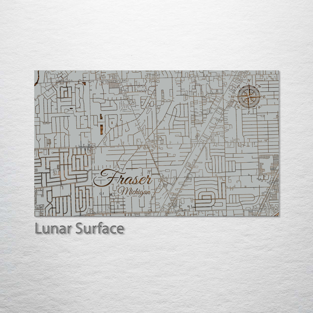 Fraser, Michigan Street Map