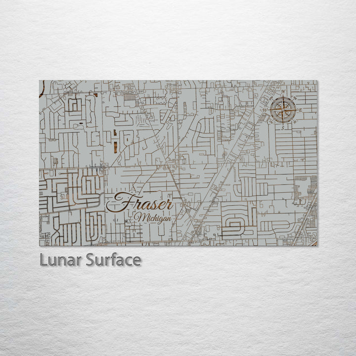 Fraser, Michigan Street Map