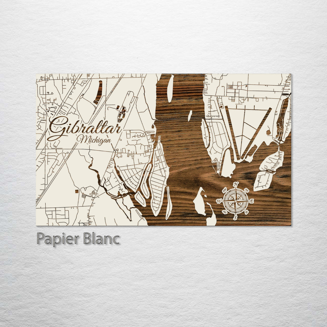 Gibraltar, Michigan Street Map