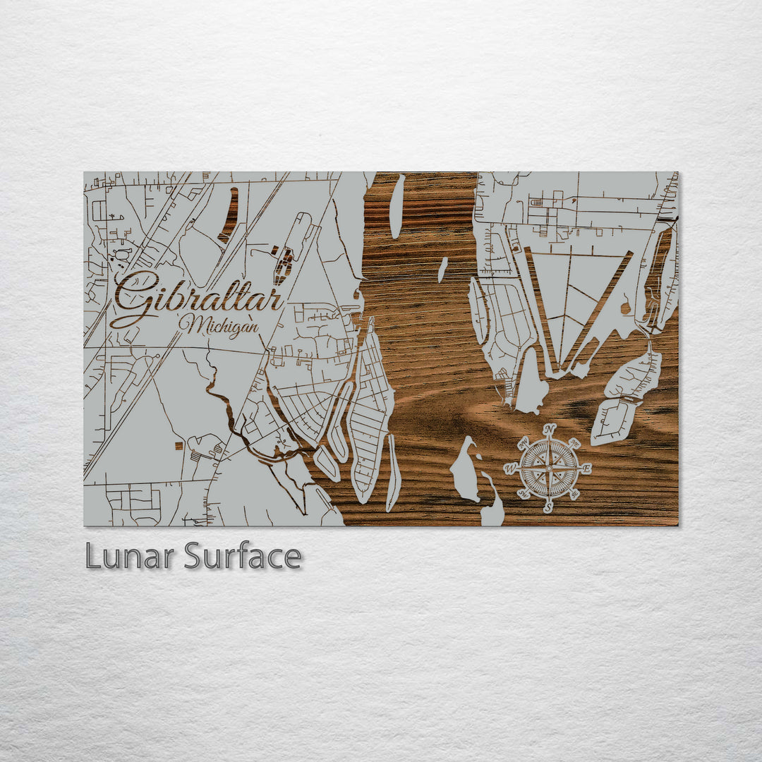 Gibraltar, Michigan Street Map