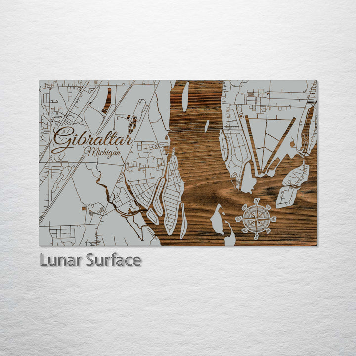 Gibraltar, Michigan Street Map