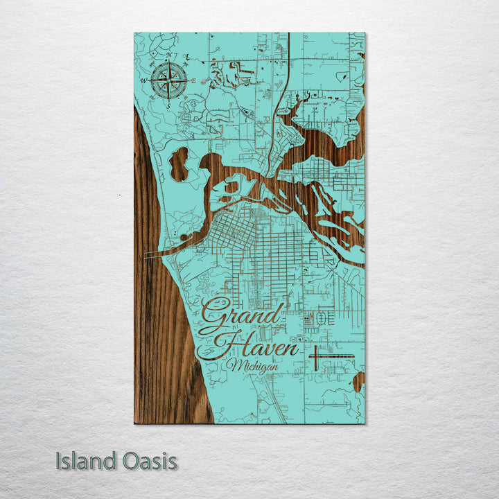 Grand Haven, Michigan Street Map