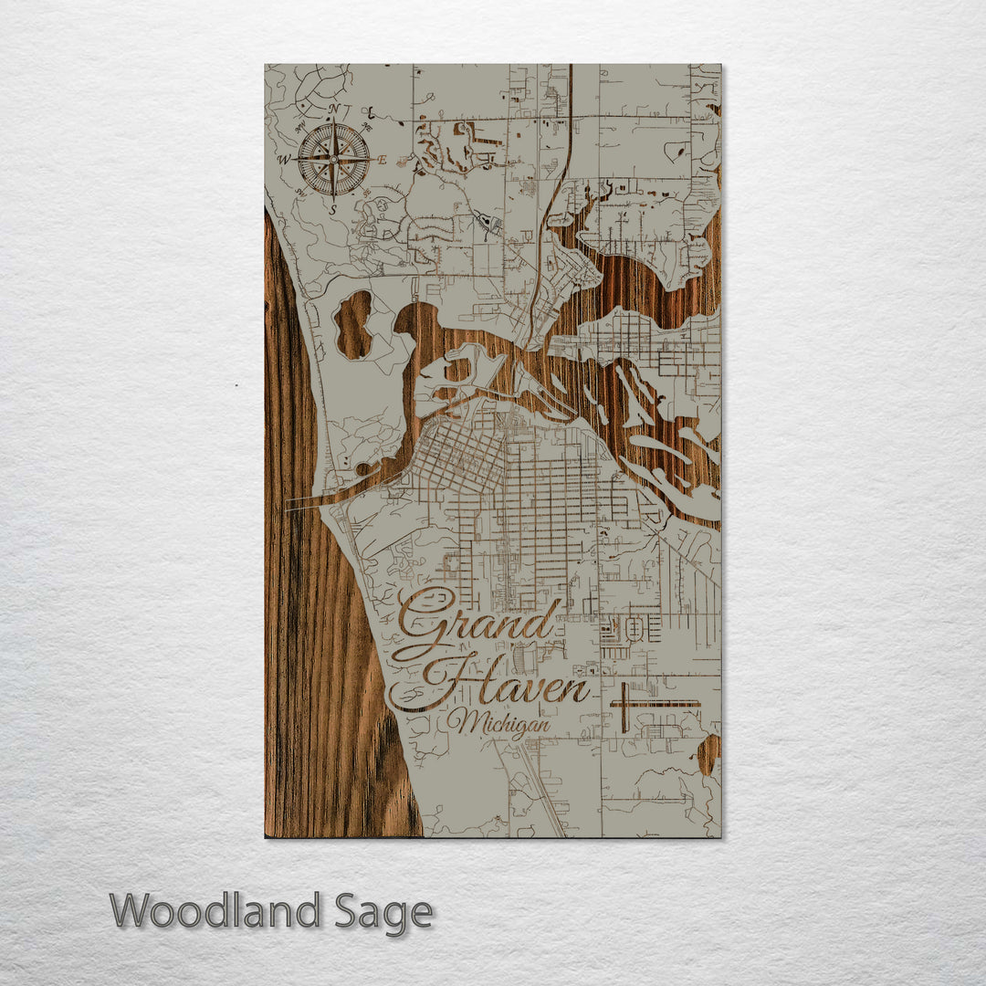 Grand Haven, Michigan Street Map