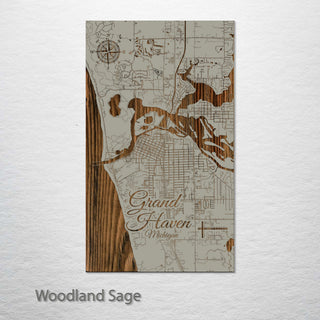 Grand Haven, Michigan Street Map