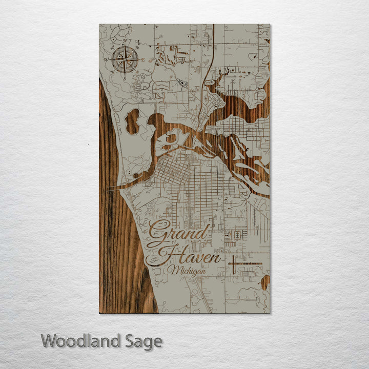 Grand Haven, Michigan Street Map