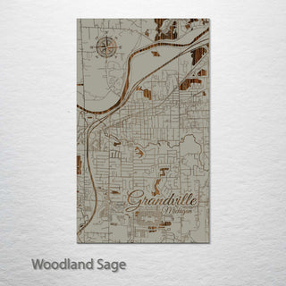 Grandville, Michigan Street Map
