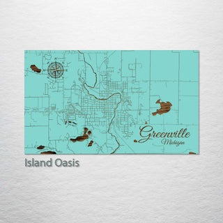 Greenville, Michigan Street Map