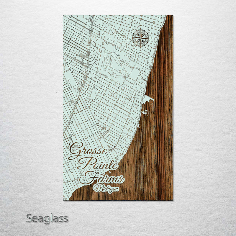 Grosse Pointe Farms, Michigan Street Map – Fire & Pine