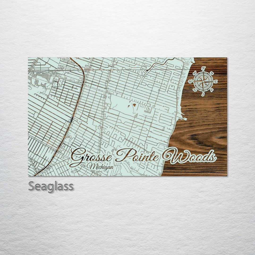 Grosse Pointe Woods, Michigan Street Map