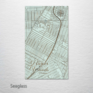 Harper Woods, Michigan Street Map