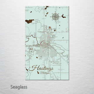 Hastings, Michigan Street Map
