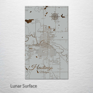 Hastings, Michigan Street Map