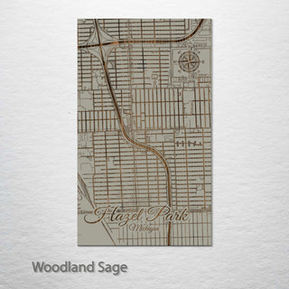 Hazel Park, Michigan Street Map