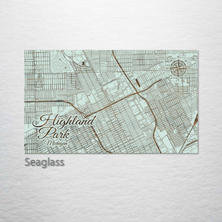 Highland Park, Michigan Street Map