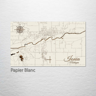 Ionia, Michigan Street Map