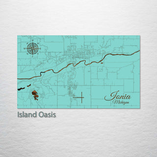 Ionia, Michigan Street Map
