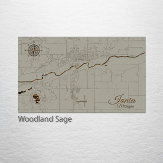 Ionia, Michigan Street Map