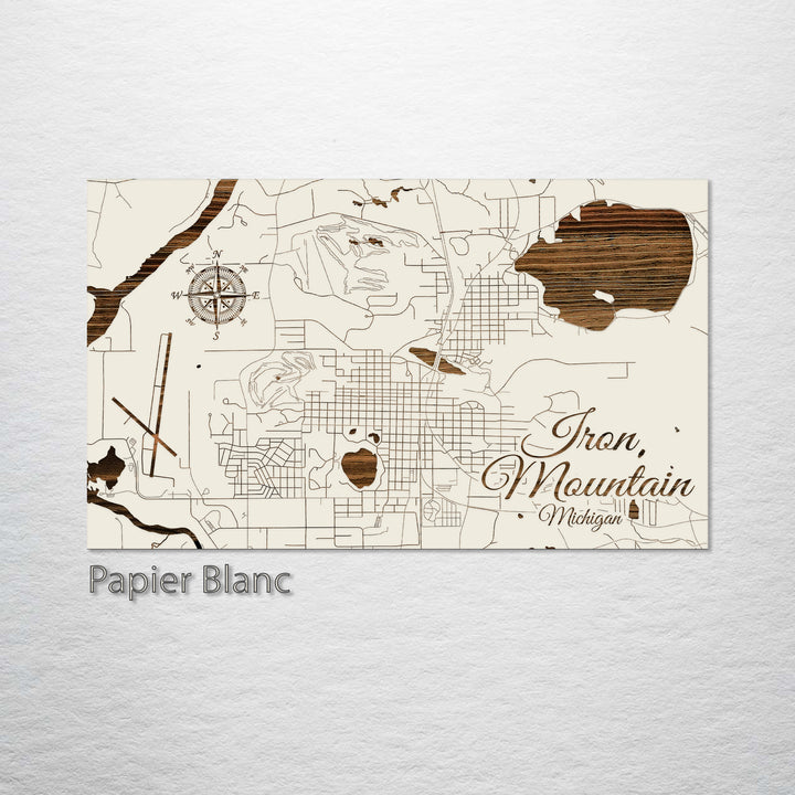 Iron Mountain, Michigan Street Map