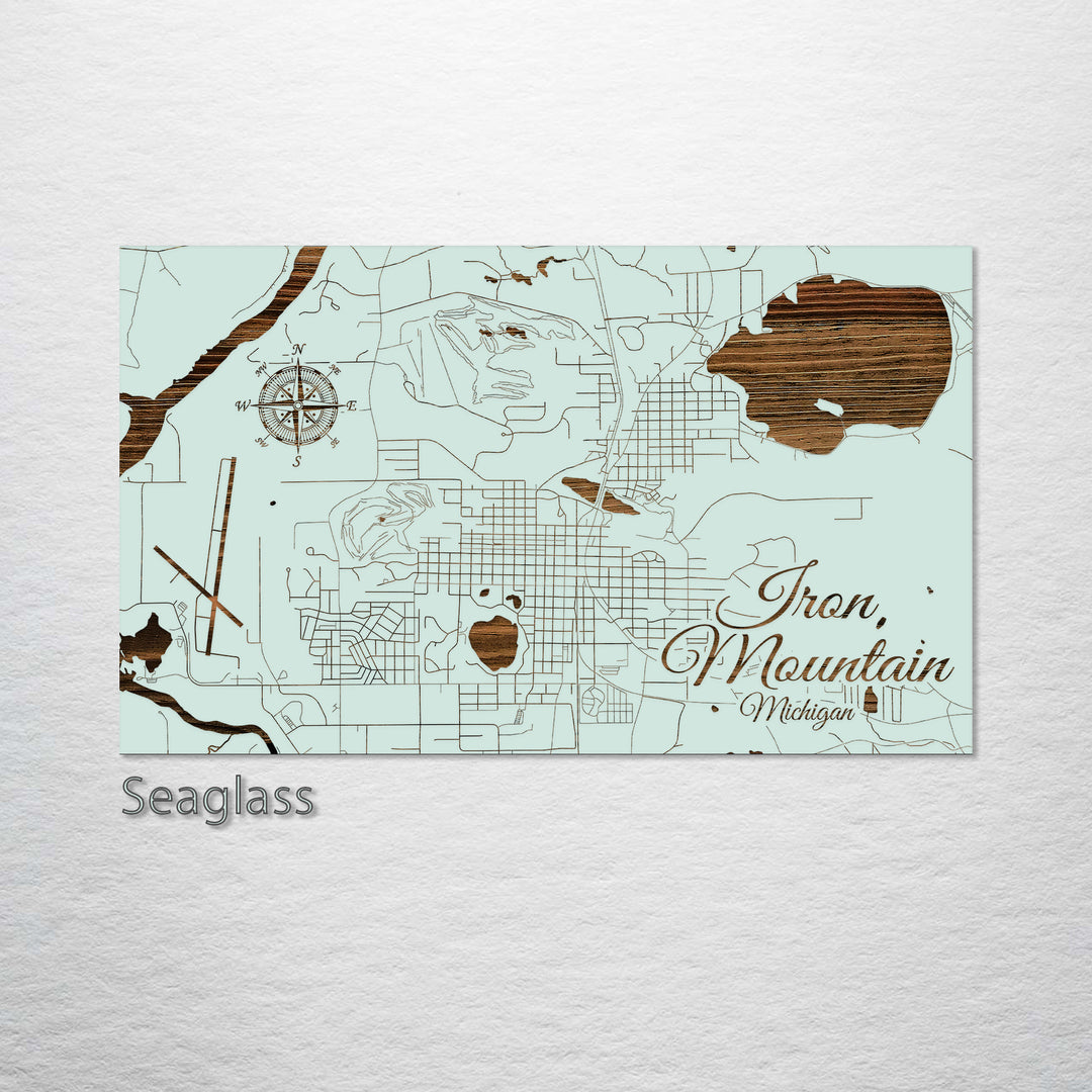 Iron Mountain, Michigan Street Map